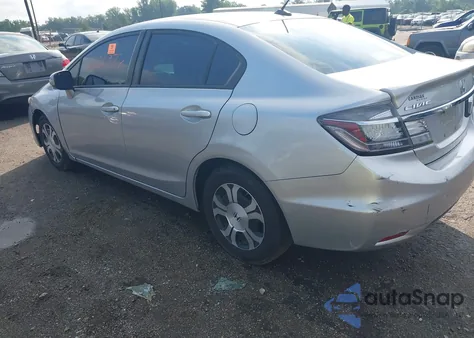 2013 Honda Civic Hybrid z USA, uszkodzony, nr VIN 19XFB4F23DE201571